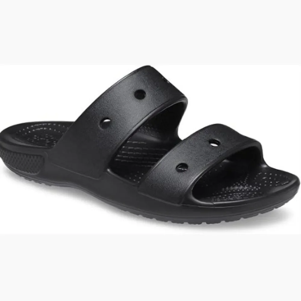 Crocs Men's Black Classic Crocs Sandals Size 7